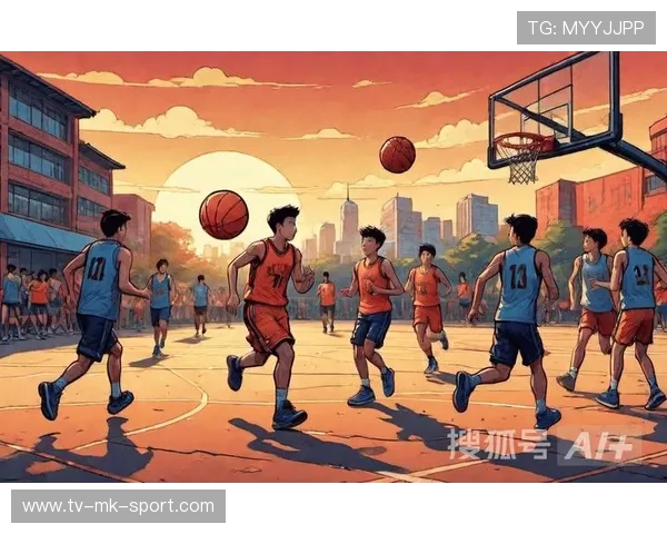 篮球少年怀揣梦想一路前行，篮球运动少年